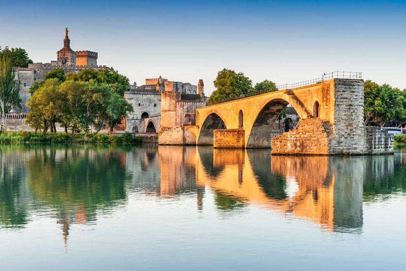 Stroll across the famous Pont d’Avignon