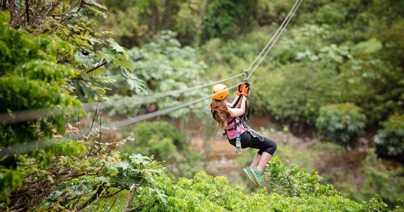 Ziplining in Toro Verde