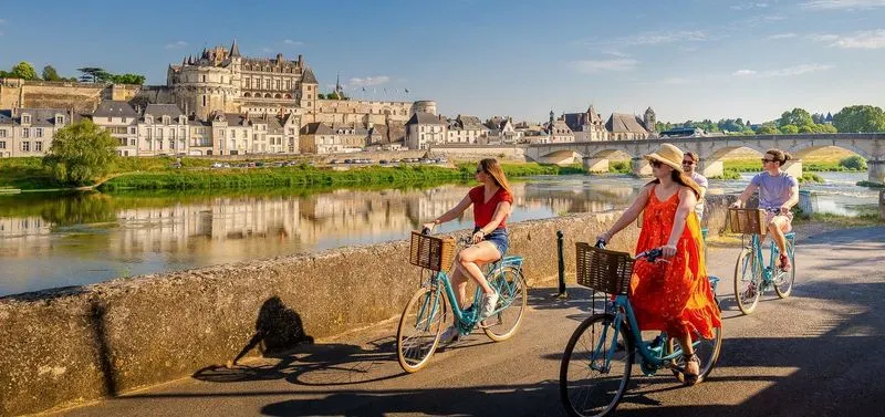 Cycling in the Loire Valley, France