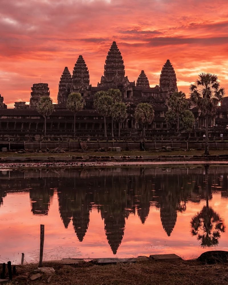 Watching the Sunrise at Angkor Wat, Cambodia