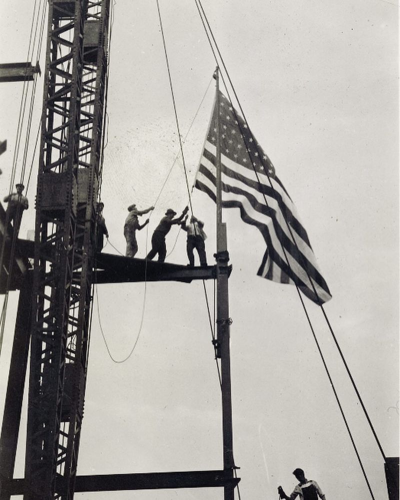 The Empire State Building (1931, under construction)