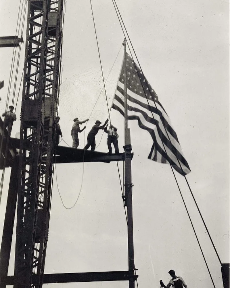 The Empire State Building (1931, under construction)