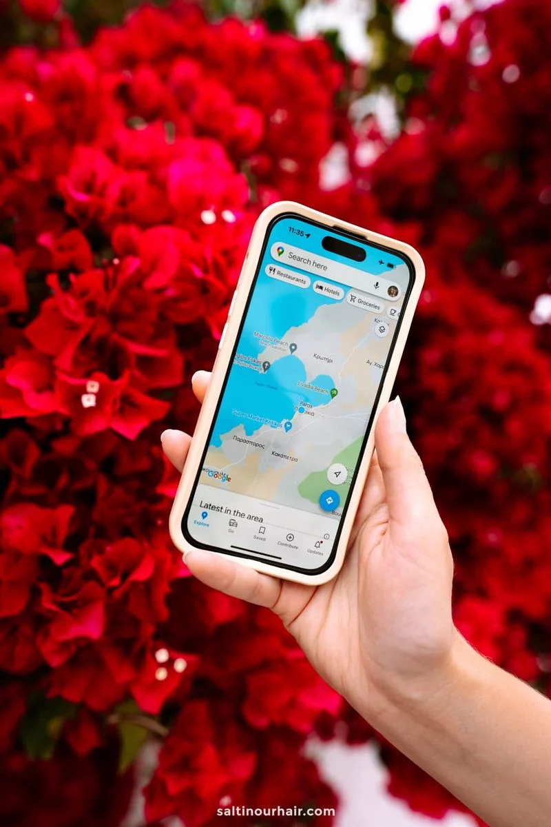 Download offline maps before landing