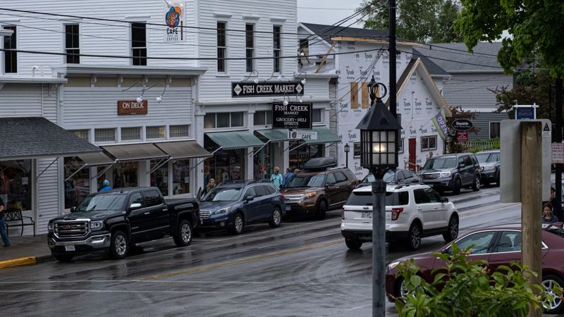 Quaint Harbor Towns with Sidewalk Charm