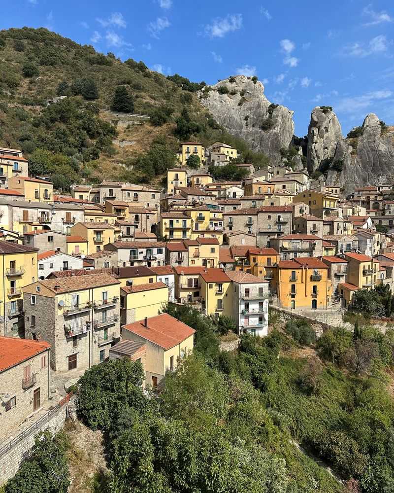 Castelmezzano, Italy – Rocky Hillside Herbs and Olive Trees