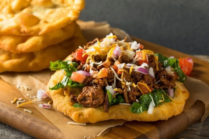 Navajo Fry Bread Tacos (Arizona)