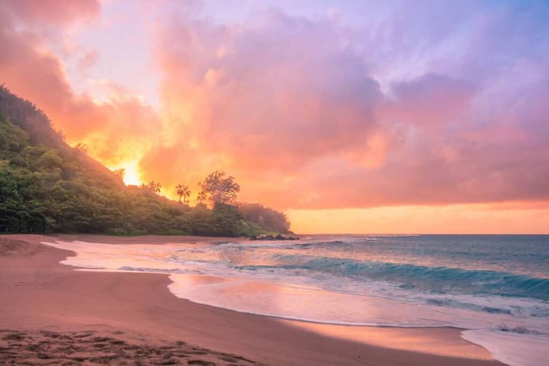 Watching Sunset at Salt Pond Beach Park