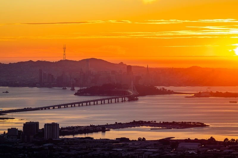 Catch the Sunset at Twin Peaks or Baker Beach