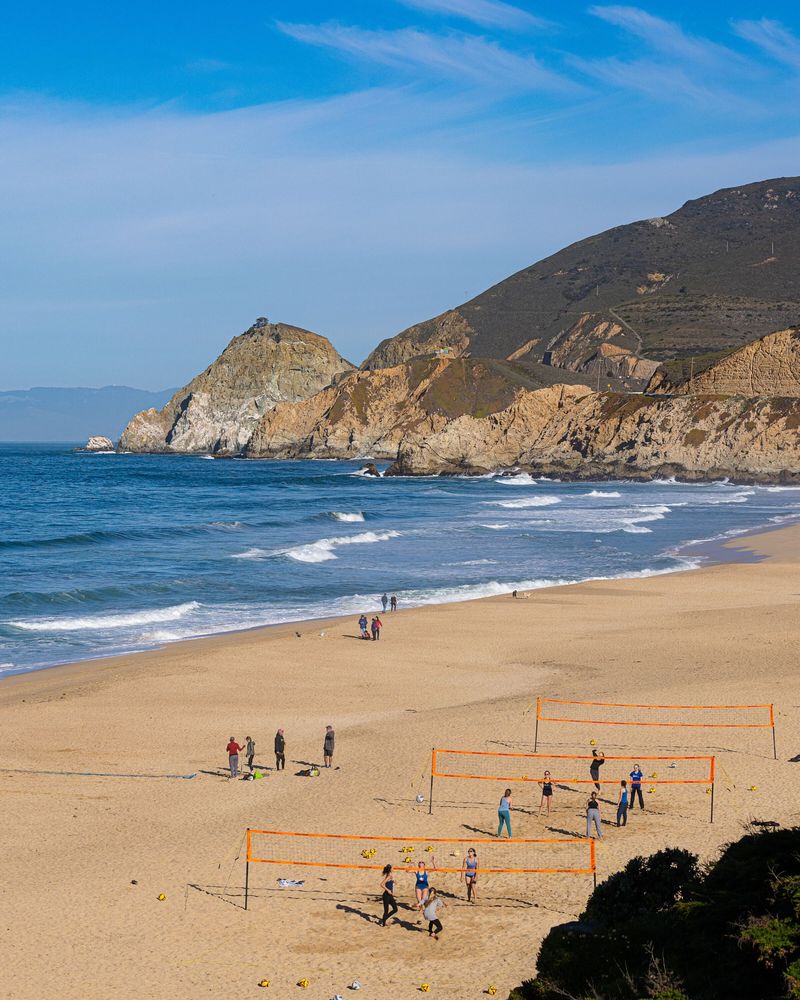 Relaxing on the Shores of Half Moon Bay State Beach