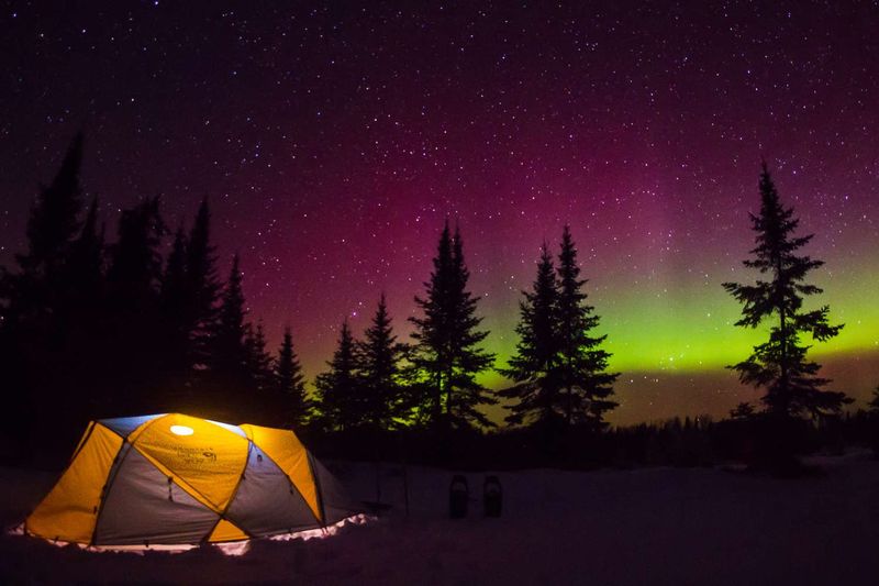 Remote Campsites with Star-Filled Skies