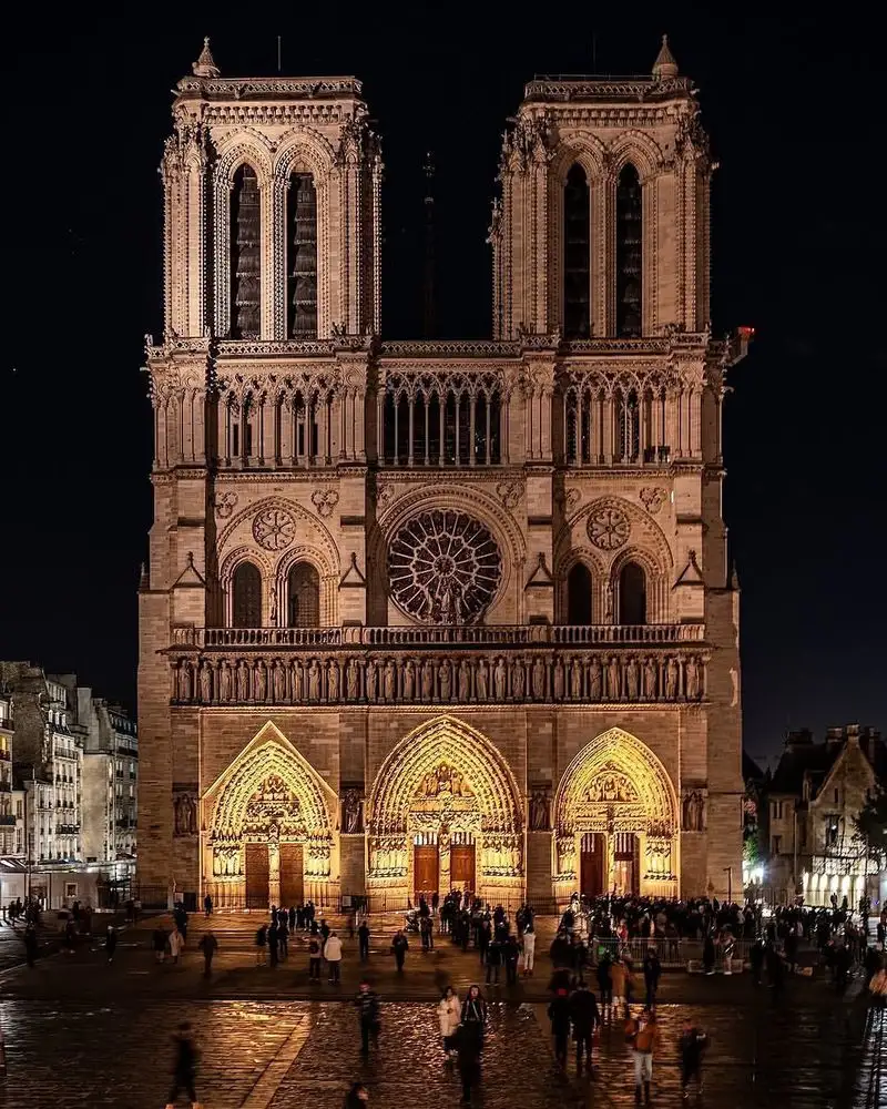 Taking photos in sacred places (like Notre-Dame during Mass)