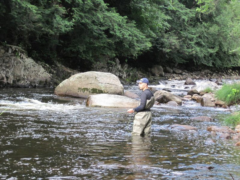 Fishing Along the Ausable River