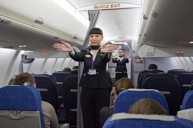 Flight Attendants' Extensive Training