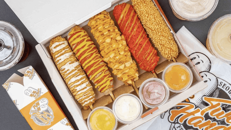 Two Hands Seoul Fresh Corn Dogs – multiple locations