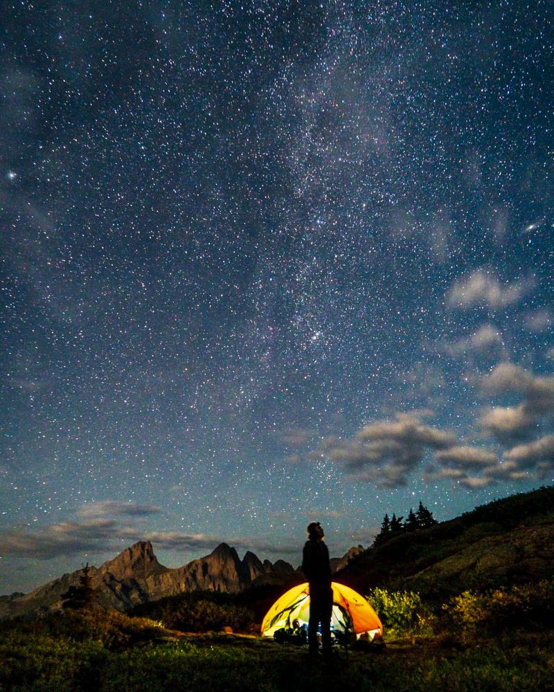 Epic backcountry camping and stargazing