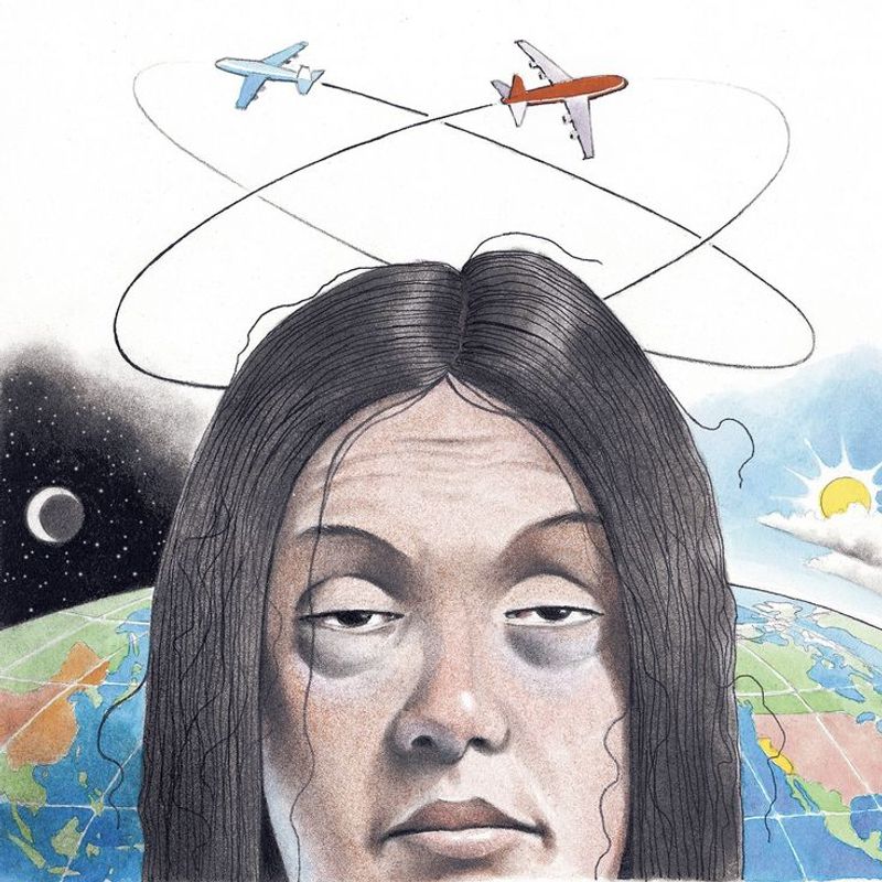 Jet Lag Varies by Travel Direction