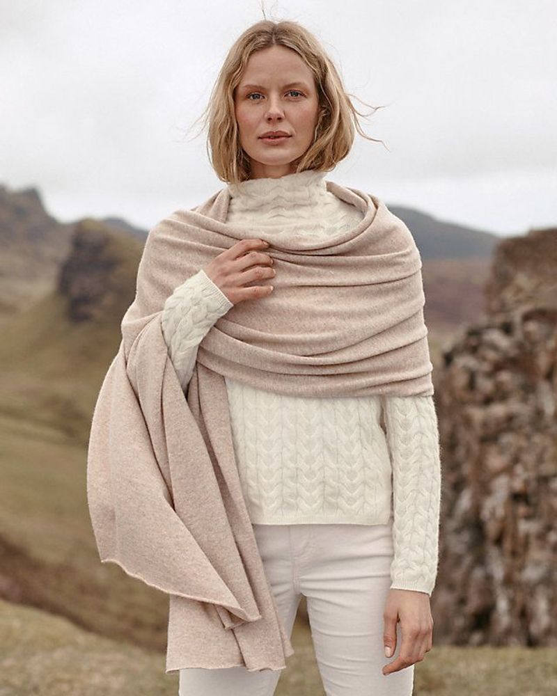 Bring a lightweight scarf or wrap