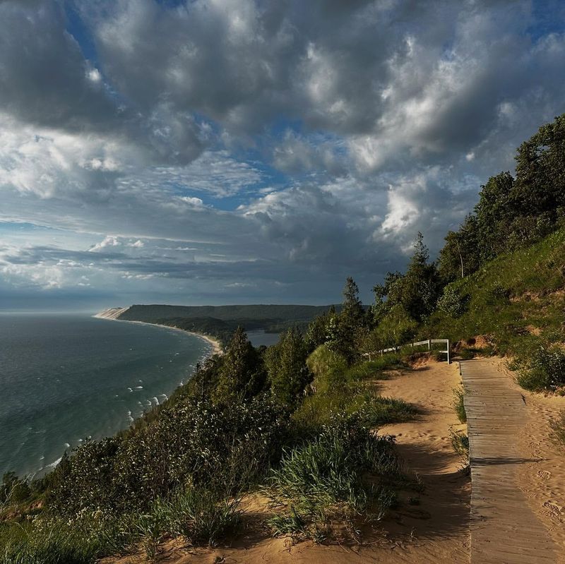 Bike Trails through the Sleeping Bear Dunes