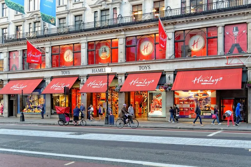 Hamleys Toy Store on Regent Street