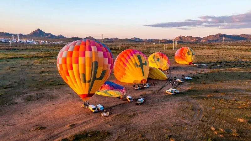 Hot Air Balloon Ride Over the Sonoran Desert