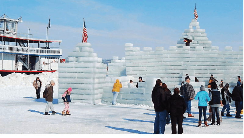 The Mayville Ice Castle Festival