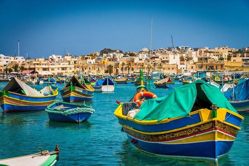 A Touch of Calm in Marsaxlokk
