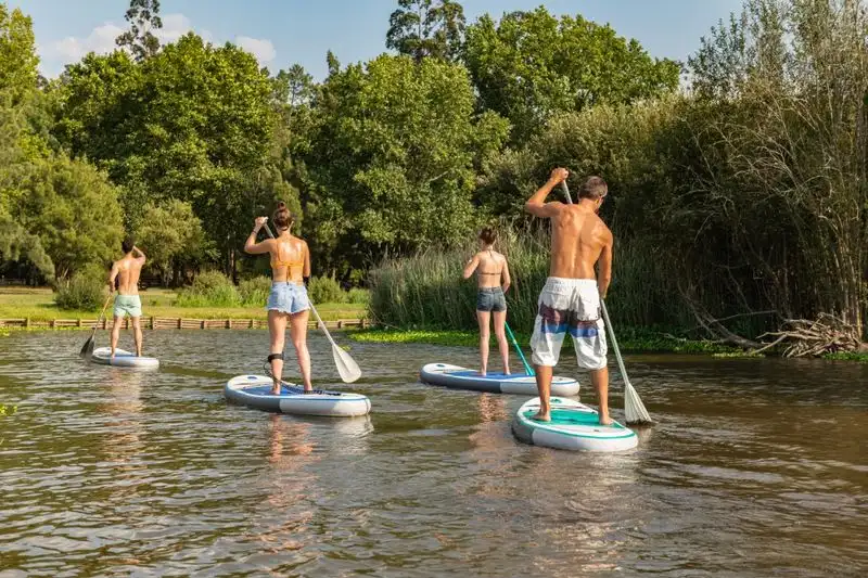 Paddleboarding on Flathead Lake