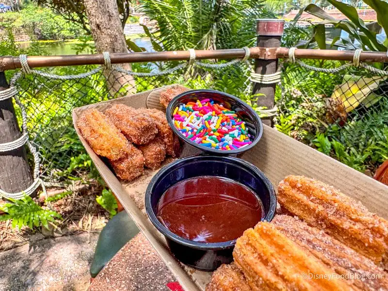 Churros with Chocolate Sauce