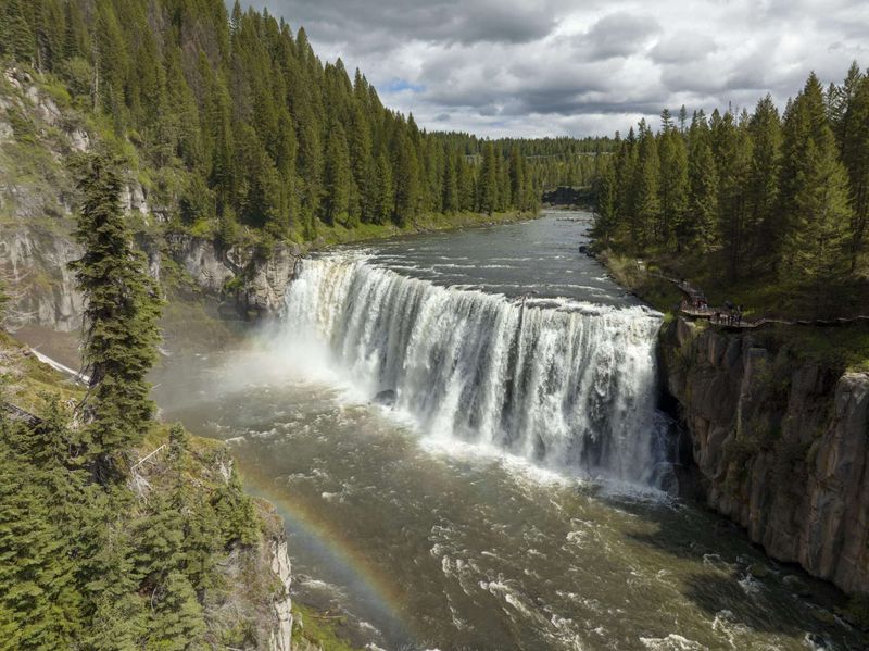 Take the Mesa Falls Scenic Byway