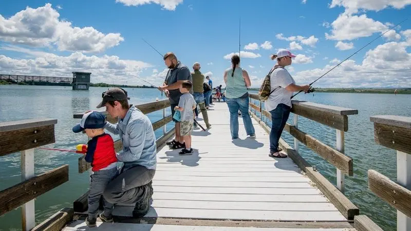 Fishing from the Docks