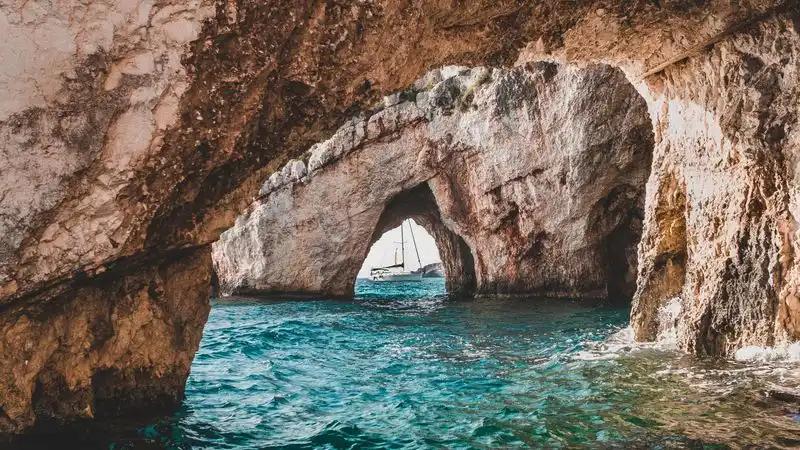 Sea Caves of Zakinthos, Greece