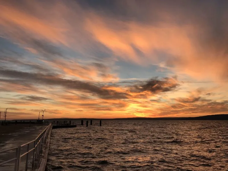 Watch the Sunset From the Town Dock