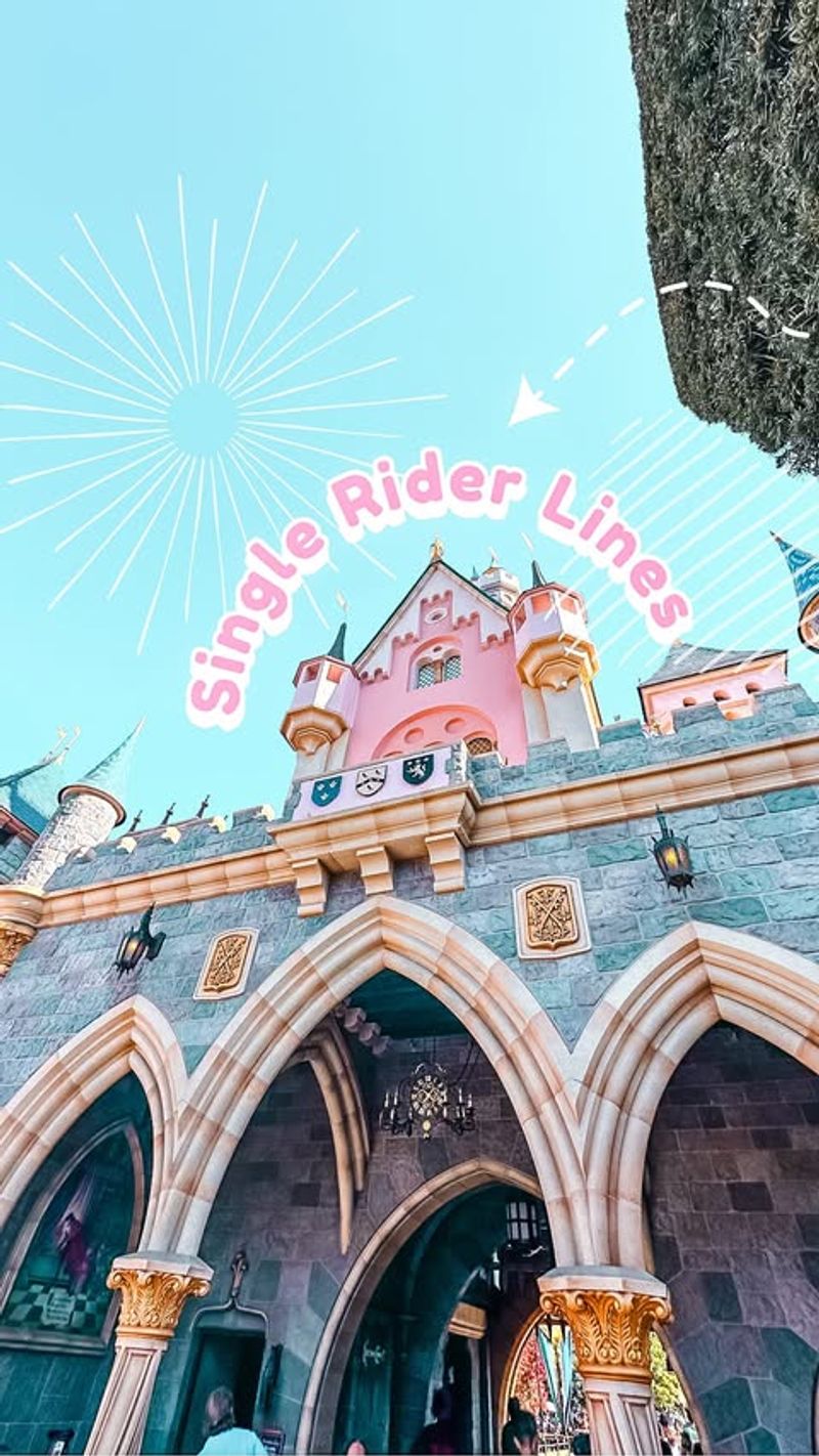 Take Advantage of Single Rider Lines