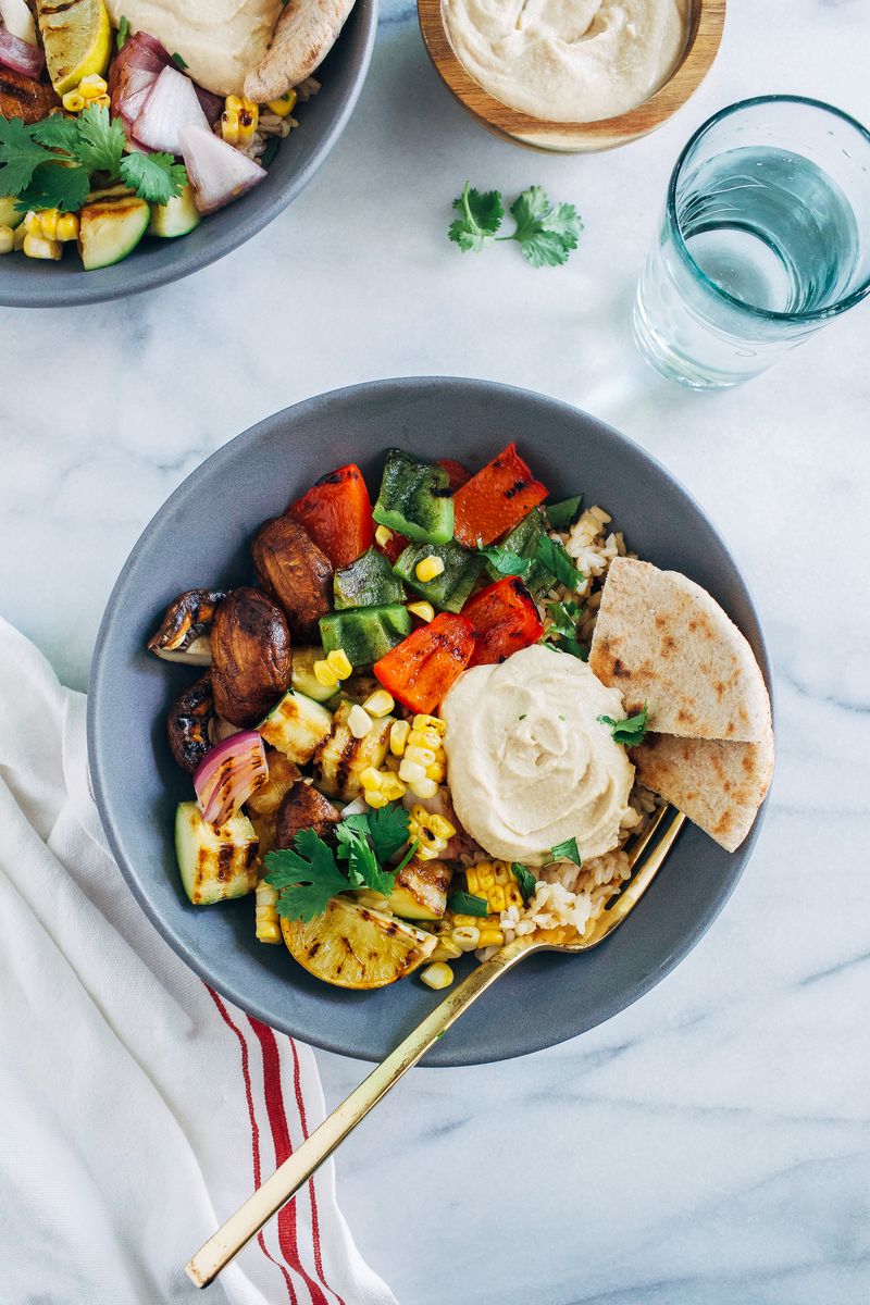 Hummus and Veggies