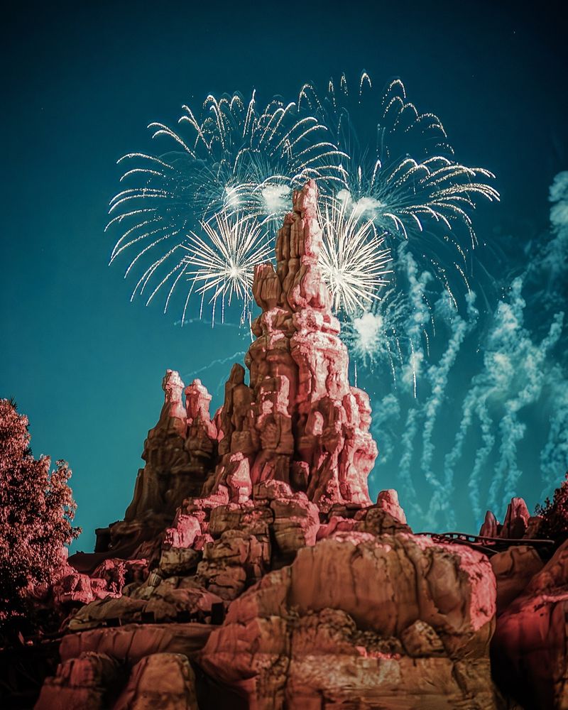 Ride Popular Attractions During Parades or Fireworks