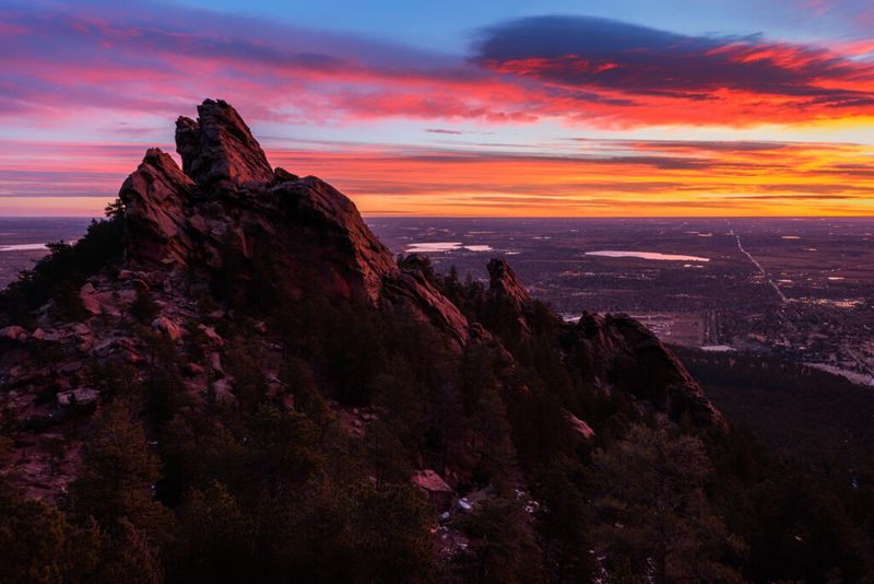 Flagstaff Mountain – Sunset with a View