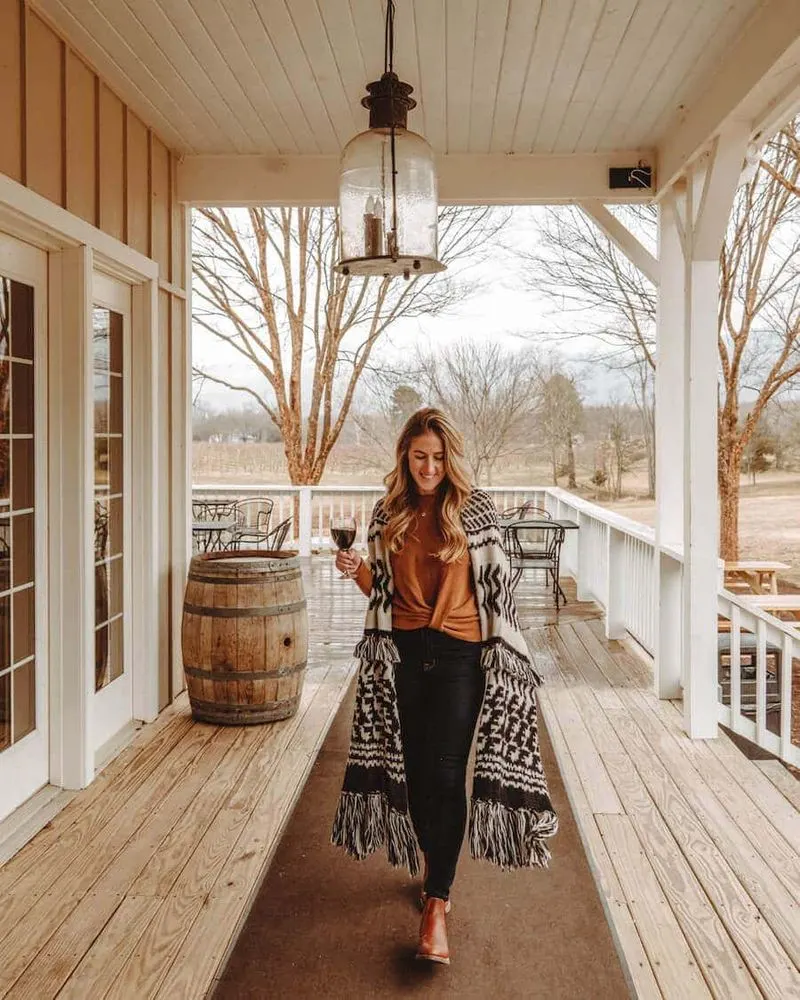 Sip Wine on a Front Porch Swing