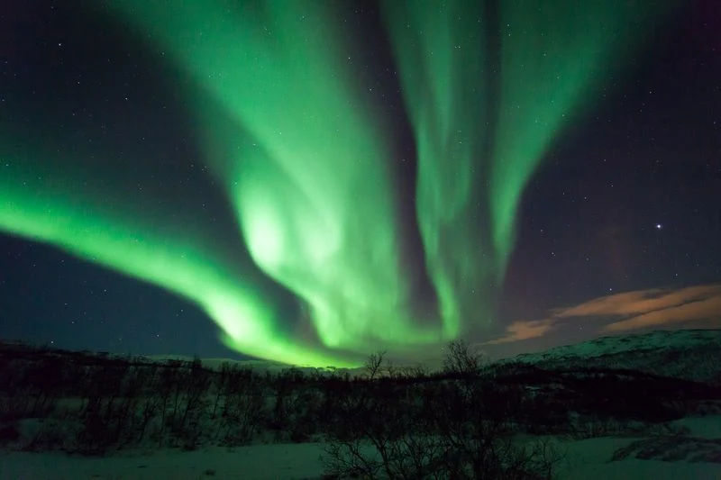 The Northern Lights in Tromsø, Norway