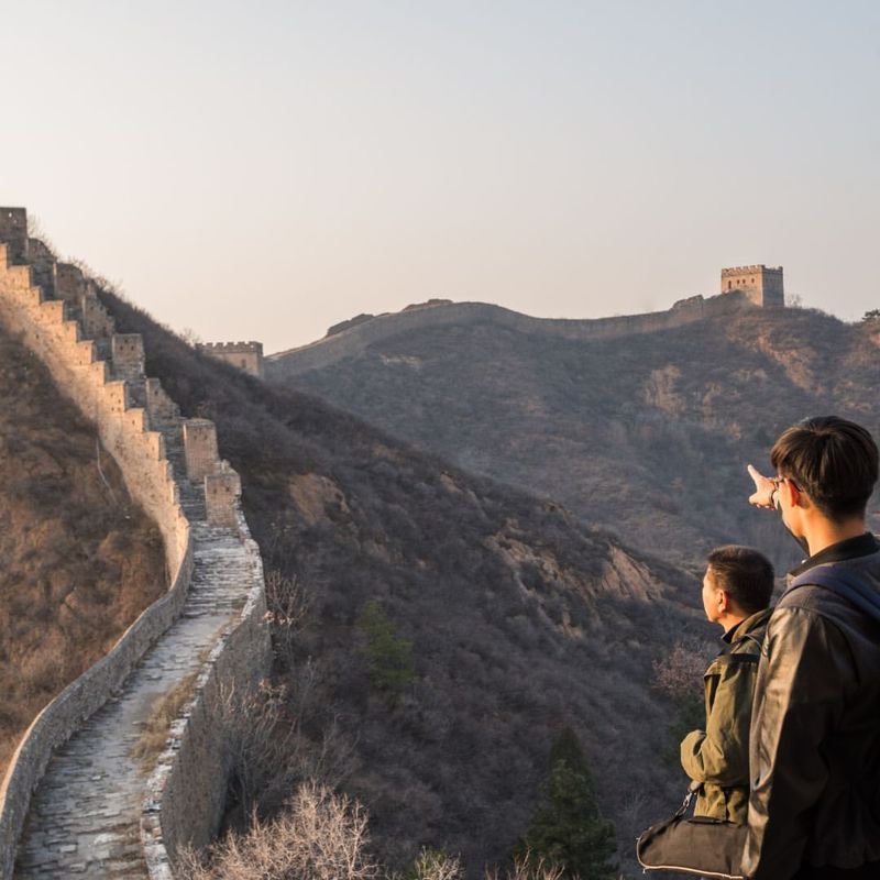 Walking the Great Wall of China