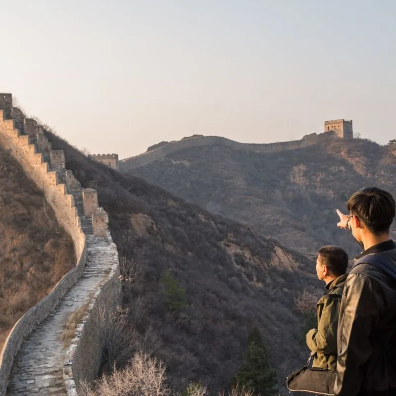 Walking the Great Wall of China