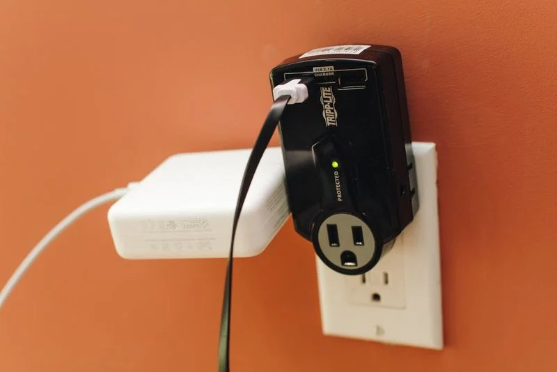 Pack a compact power strip for hotels and airports