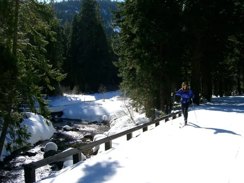 Snowshoeing and Cross-Country Skiing in Winter