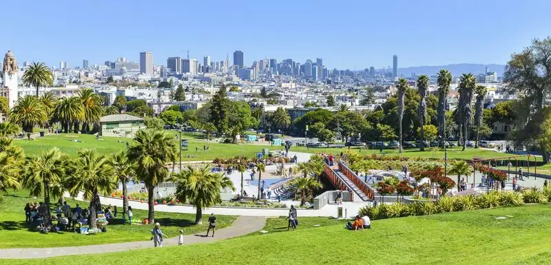 Stroll Through Mission Dolores Park