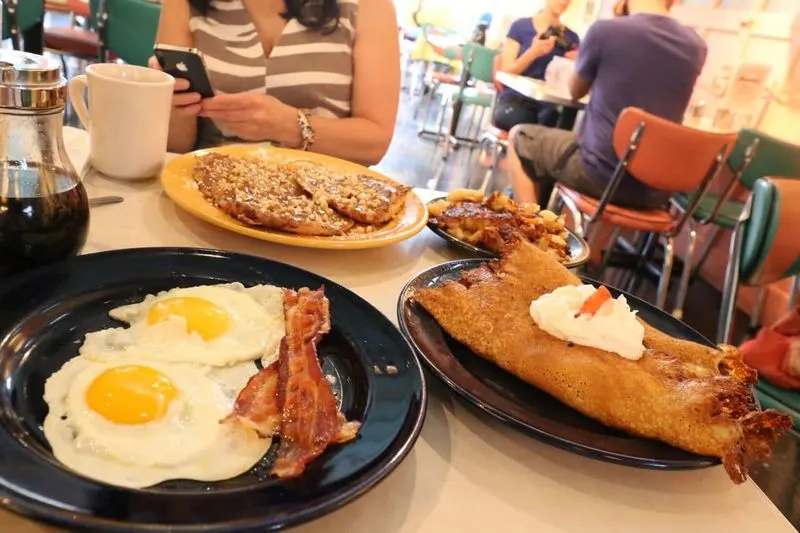 Fuel up with a classic breakfast at Pamela’s Diner