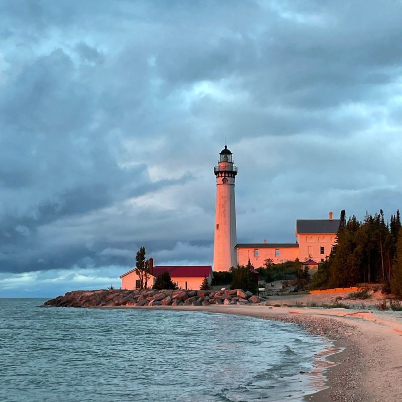 Overnight at Sleeping Bear Dunes Lighthouse – Michigan