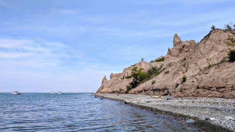 Chimney Bluffs Beach, Lake Ontario, NY