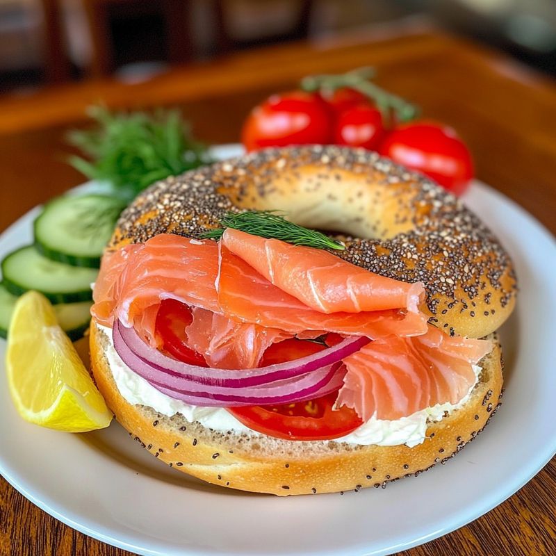 Parsley Garnish on Smoked Fish Platters