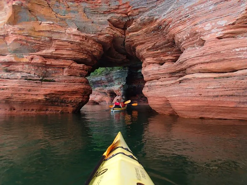 Kayak Along the Sea Caves