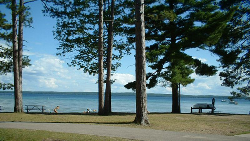 Stay at North or South Higgins Lake State Park