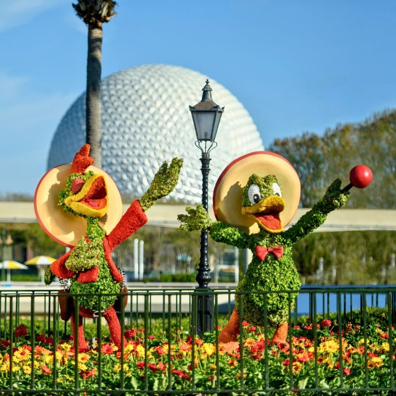Attend the Annual Epcot International Flower & Garden Festival